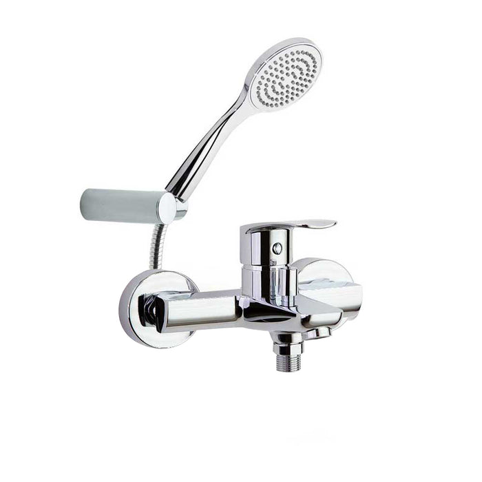 RAMONSOLER BREH570502T1 NEW FLY Grifo Monomando Bañera con Equipo de Ducha Cromo