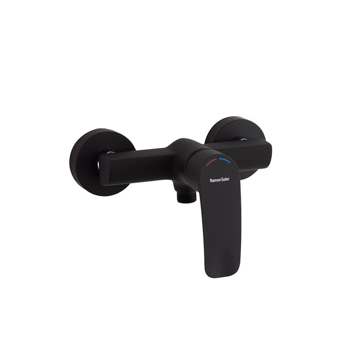 RAMONSOLER BREH570802SNM NEW FLY Grifo Monomando Ducha Sin Equipo Negro Mate