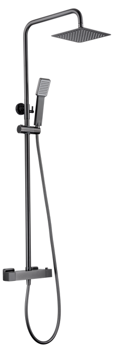 IMEX BTAR025/BGM ART Thermostatic Shower Set Black Gun Metal