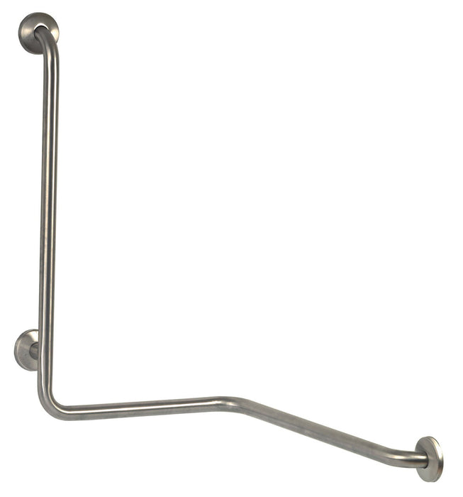 MEDICLINICS BTD090CS Barra de Apoyo de Ángulo Satinado