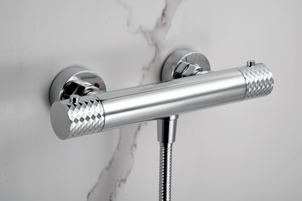 IMEX BTG053-5 GÉNOVA Kit Ducha Termostático Cromo