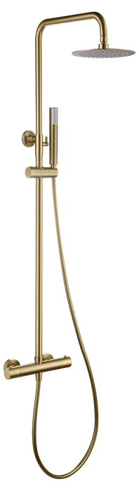 IMEX BTG053/OC GÉNOVA Conjunto Ducha Termostático Oro Cepillado