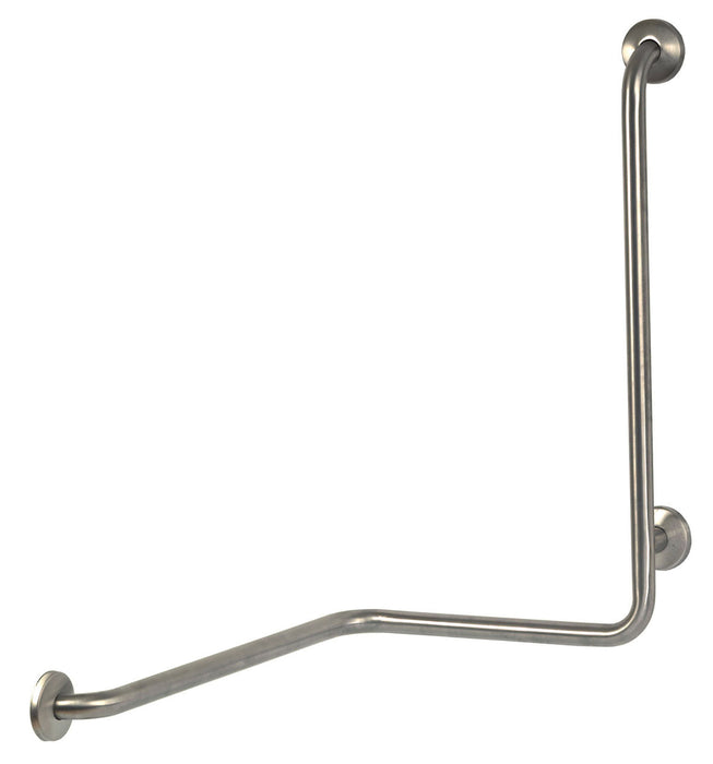 MEDICLINICS BTI090CS Barra de Apoyo de Ángulo Satinado