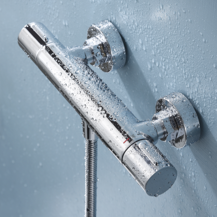 IMEX BTK017-5ECO ECO-KENT Grifo Ducha Termostático Con Equipo de Ducha Cromo