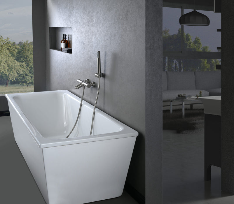 IMEX BTM039-4NQ MONZA Grifo Termostático Baño/Ducha Mural Color Níquel Cepillado