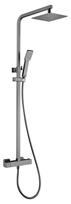 IMEX BTV013/BGM VIGO Conjunto de Ducha Termostático Black Gun Metal