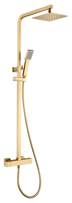 IMEX BTV013/OC VIGO Conjunto de Ducha Termostático Oro Cepillado