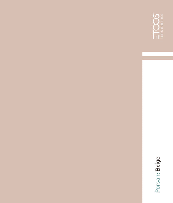 ETOOS 02037022 NOA Toilet Seat Porsan Color Beige