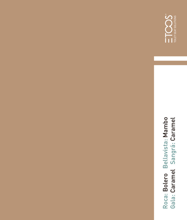 ETOOS 02005005 GONDOLA Roca WC Lid Color Bolero