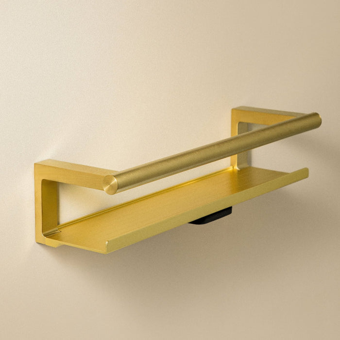 COSMIC ARCHITECT SP Shower Soap Dish With Brushed Gold PVD Glass Cleaner