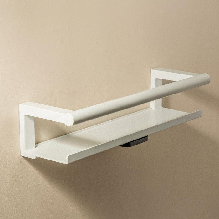 COSMIC ARCHITECT SP Shower Soap Dish With Glass Cleaner Matte White