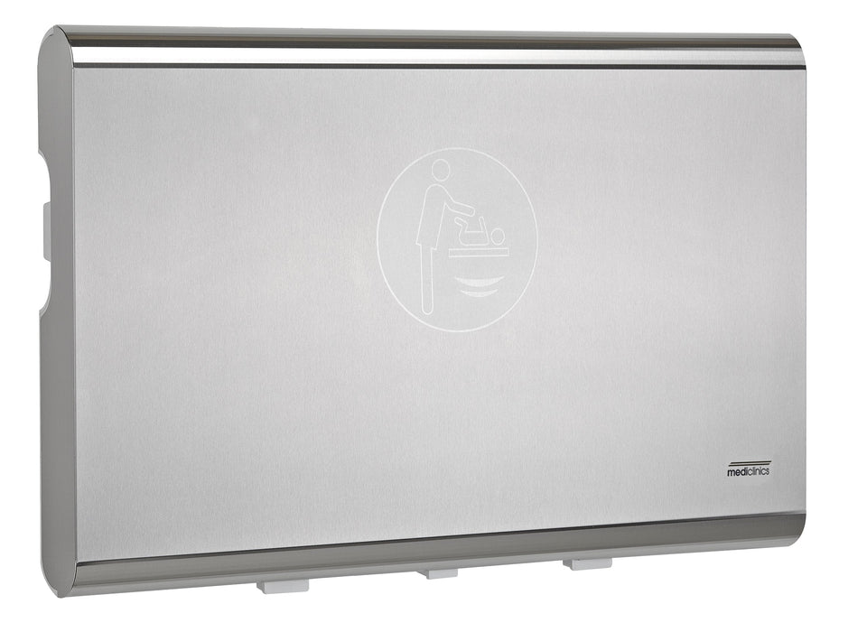 MEDICLINICS CP0016HCS Horizontal Diaper Changer Satin Stainless Steel