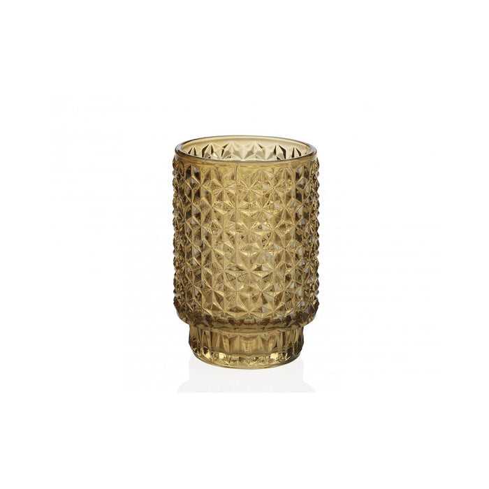 ANDREA HOUSE CR17177 Brown Glass Tea Light Candle Holder