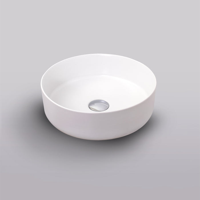 CERAZUL ROUND Glossy White Round Countertop Washbasin