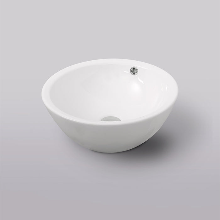 CERAZUL SPA White Countertop Washbasin