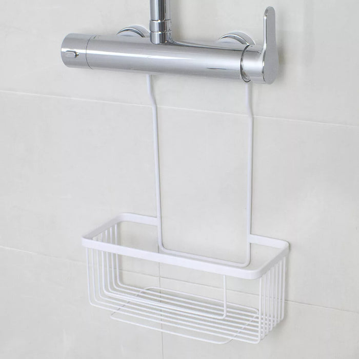 NADI 10FL0301 SHOWER BASKET White Stainless Steel Shower