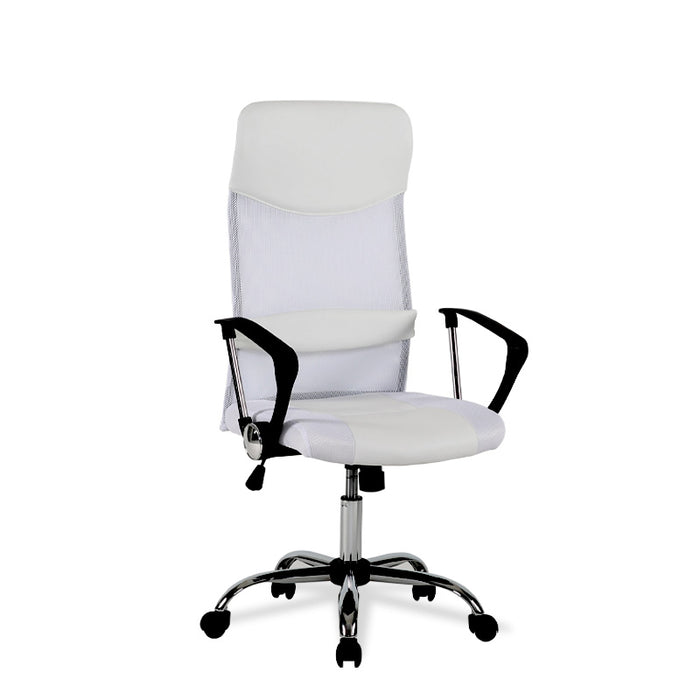 FURNITURE STYLE FS139CBL DAFNE Imitation Leather Office Chair White