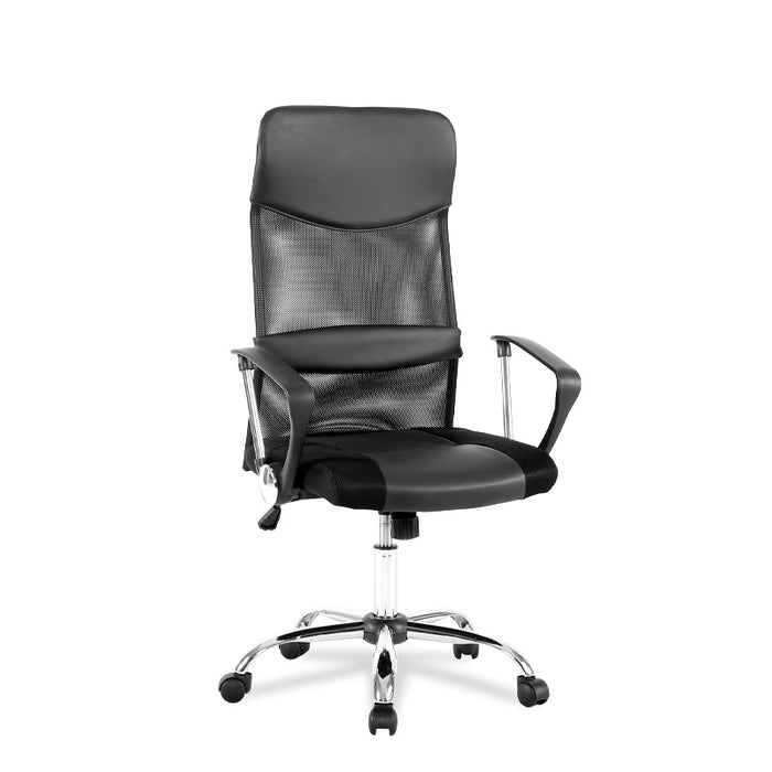 FURNITURE STYLE FS139CNG DAFNE Imitation Leather Office Chair Black
