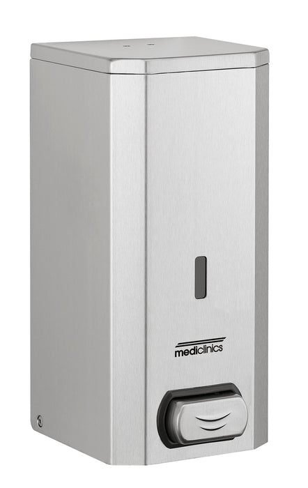 MEDICLINICS DJS0033CS Manual Disinfectant Spray Dispenser 1.5L Stainless Steel AISI 304 Bright Finish
