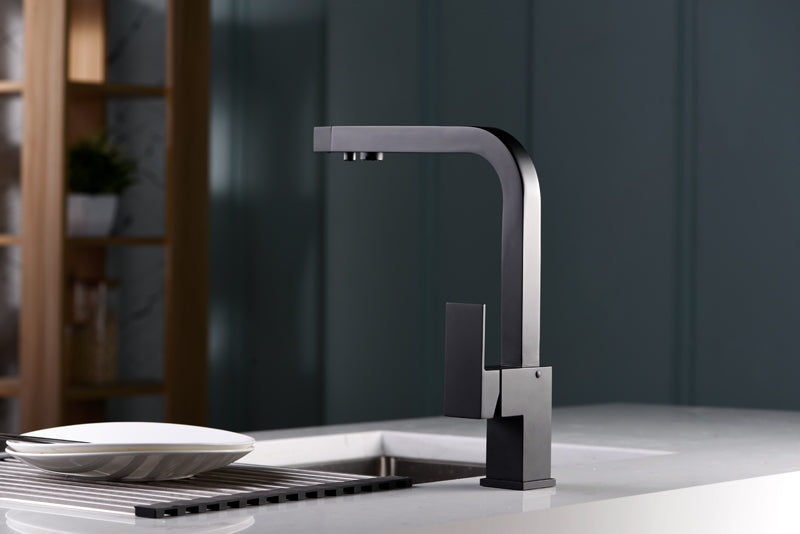 IMEX GOS002/NG CAPRI Grifo de Cocina Negro Mate Para Osmosis