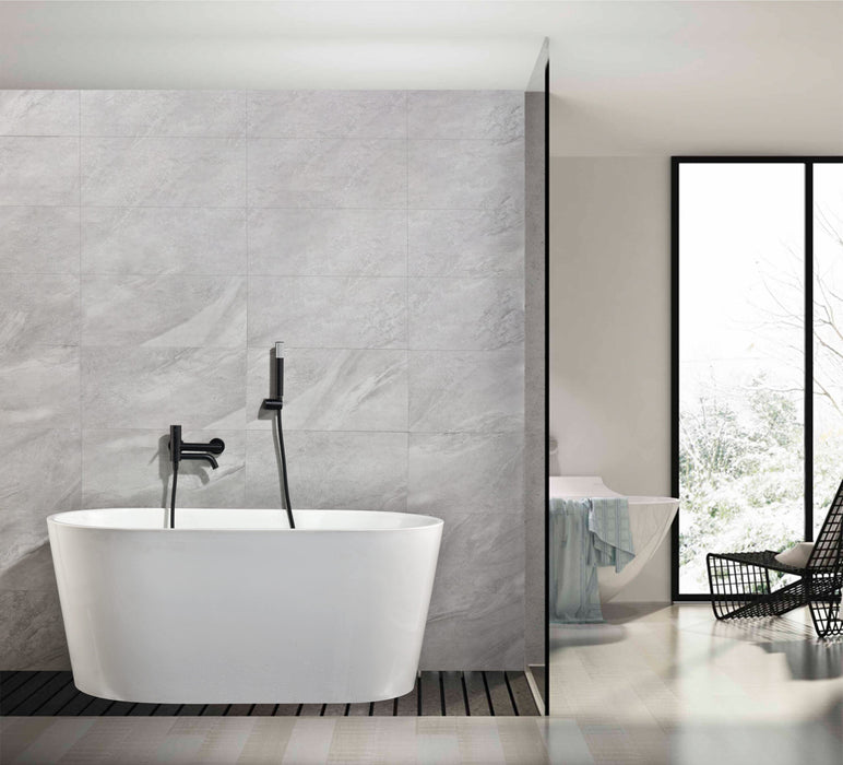 IMEX BDM039-4NG MONZA Kit Monomando Grifo Baño/Ducha Negro Mate