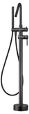 IMEX BBECO1/BGM CORCEGA Single-Handle Freestanding Bathtub Faucet Black Gun Metal