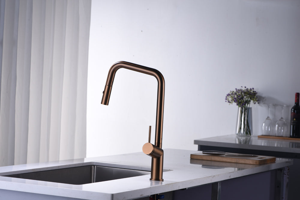 IMEX GCE024/ORC BONN Grifería De Cocina Color Oro Rosa Cepillado