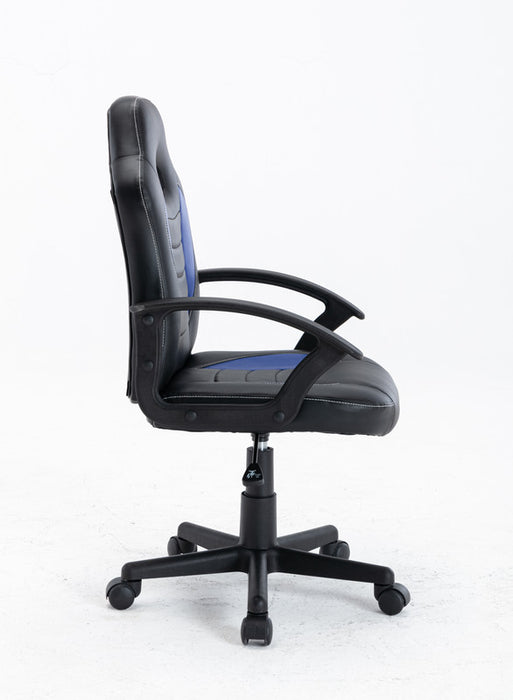 FURNITURE STYLE FS805NGAZ ZOE Imitation Leather-Textile Gaming Chair Black/Blue