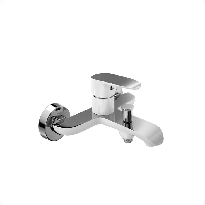 LLUVIBATH DN10401 DANN Single-lever Shower Tap White/Chrome