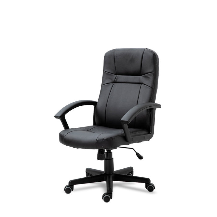 FURNITURE STYLE FS7012NG ELSA Imitation Leather Office Chair Black