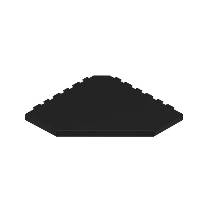 ESTIL GURU IZ10204 LISA TRAPEZOID DARK Estante de Ducha Color Negro