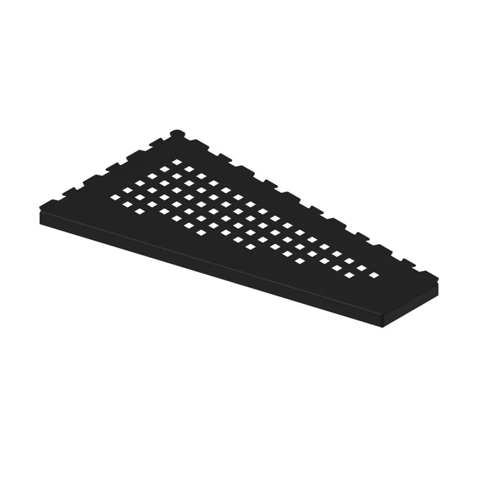 ESTIL GURU IZ10307 PLUS TRAPEZOID ASIM DARK Estante de Ducha Color Negro