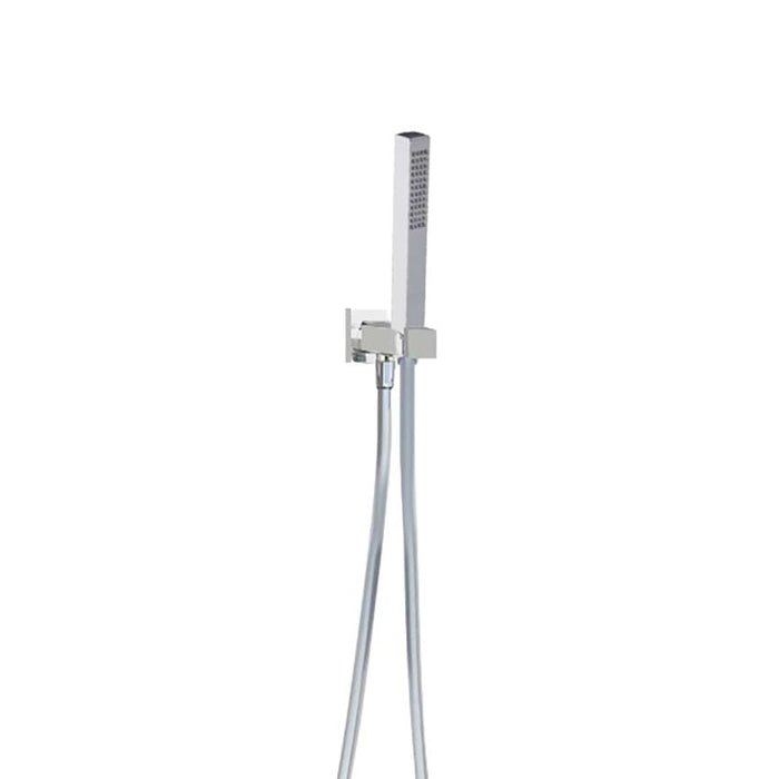 RAMON SOLER 4792 KUATRO Shower Equipment with Support and Water Inlet Chrome