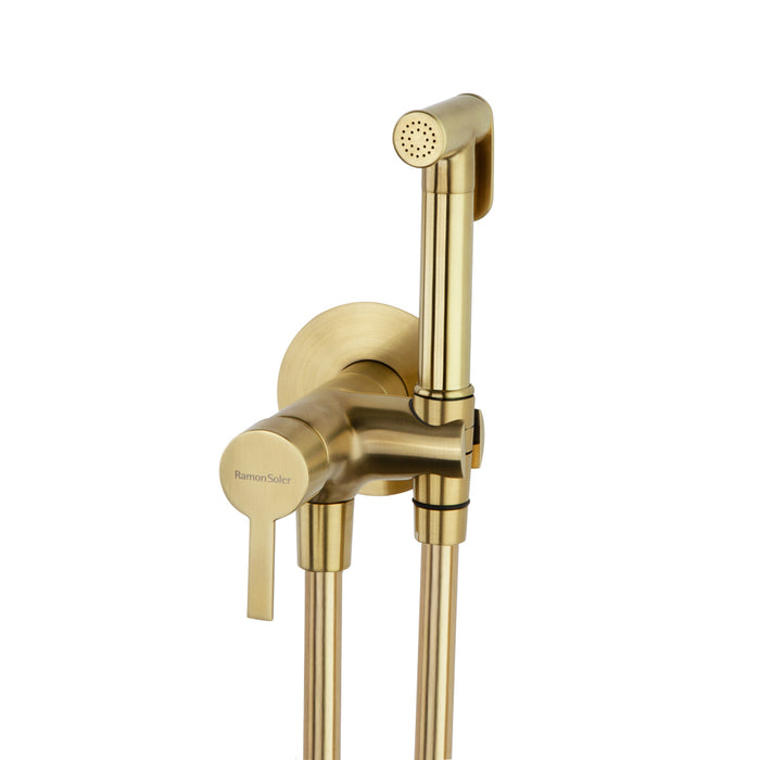 RAMON SOLER 336801WCOC MAGNET Single-lever WC Tap Shower Brushed Gold Color