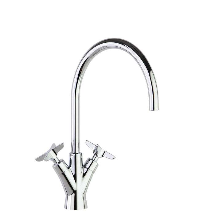 RAMONSOLER 910101 ADAGIO Two-Handle Sink Faucet Swivel Spout 170mm Chrome