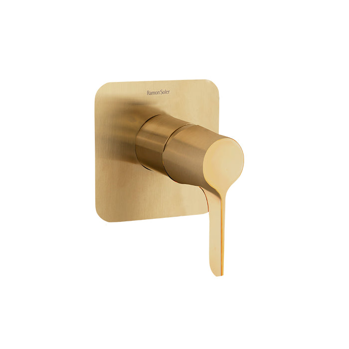 RAMON SOLER 911801SOC ADAGIO 1-Way Recessed Single-Handle Tap S2 Gold Without Shower Equipment Brushed
