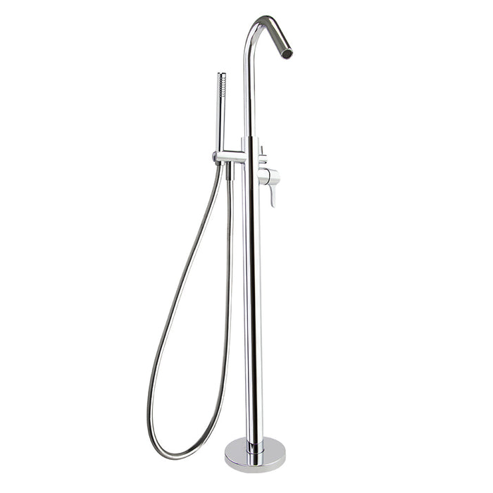 RAMONSOLER 918503MO ADAGIO Single-lever Column Mixer Tap for Bath-Shower with Chrome Shower Set