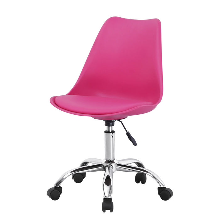 FURNITURE STYLE FS002CRS ADRIANA Study Chair ABS - PU Pink Color