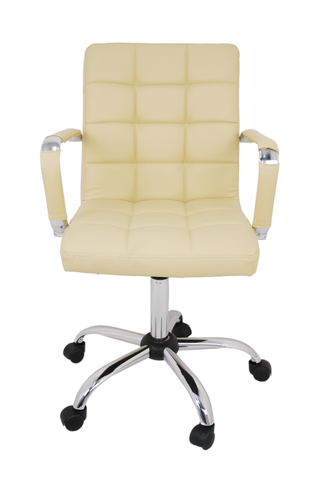 FURNITURE STYLE FS103EBG ISABELLA Office Chair Imitation Leather Beige
