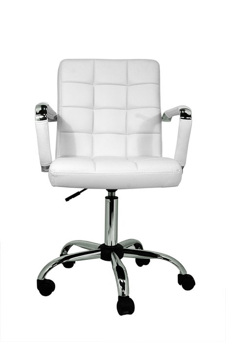 FURNITURE STYLE FS103EBL ISABELLA Office Chair Imitation Leather Color White