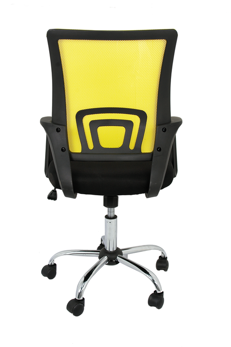 FURNITURE STYLE FS1156AM MARTINA Yellow Textile Study Chair