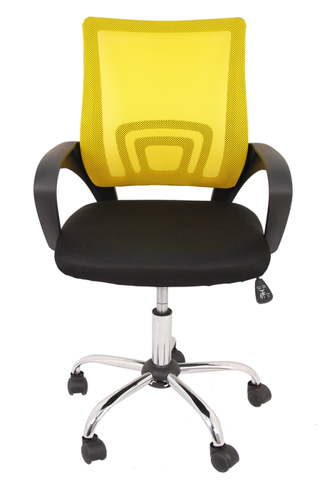 FURNITURE STYLE FS1156AM MARTINA Yellow Textile Study Chair