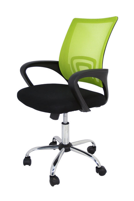 FURNITURE STYLE FS1156VR MARTINA Textile Study Chair Color Green