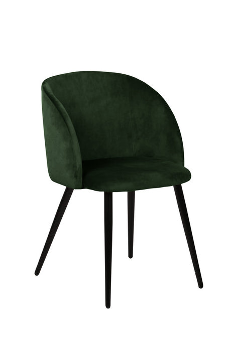 FURNITURE STYLE FS7083VBOTVEL KEREN Pack of 2 Velvet Dining Chairs Green