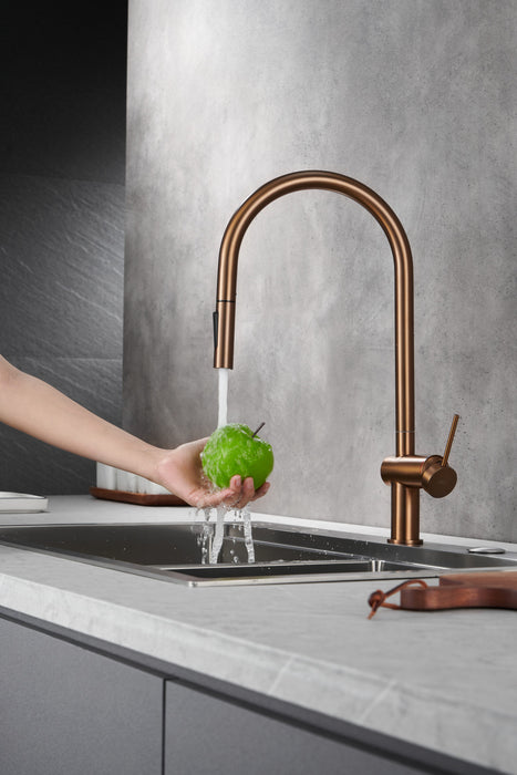 IMEX GCE026/ORC BERNA Grifería De Cocina Color Oro Rosa Cepillado