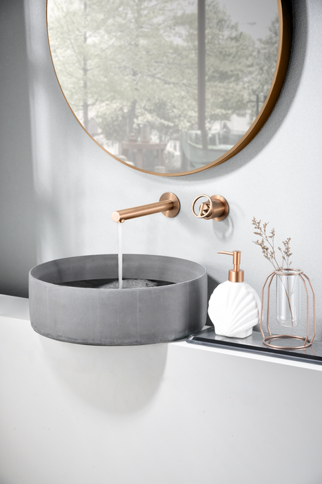 IMEX GLC033/ORC OLIMPO Built-in Mixer Basin Brushed Rose Gold