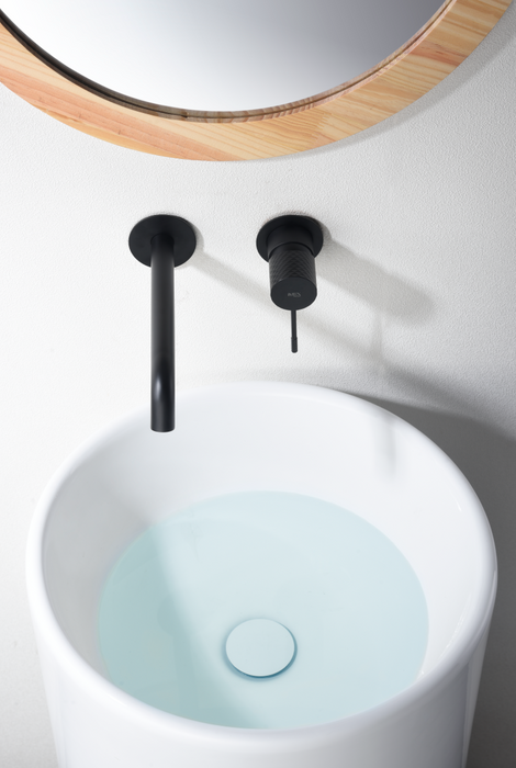 IMEX GLG053/NG GÉNOVA Monomando Empotrado Lavabo Negro Mate
