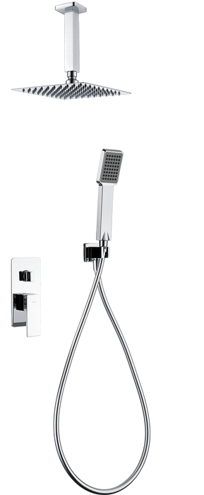 IMEX GPC061 CATANIA Conjunto Ducha Monomando Empotrado Cromo