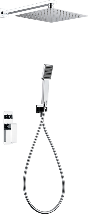 IMEX GPF016 FIYI Conjunto Ducha Monomando Empotrado Cromo