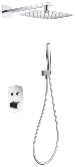 IMEX GPH035 HIDRA Conjunto de Ducha Empotrado Termostático Cromo